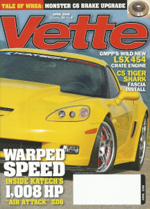 VETTE 2009 APR - LSX 454, 1000hp C6, C6 Z51 BRAKE UPGRADES, TIGER SHARK